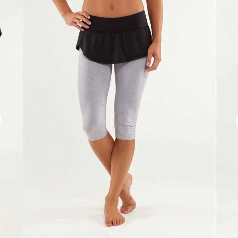 Lululemon Spin it to Win it cropped skirted legging 8